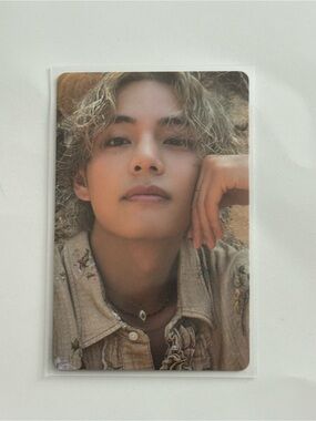 BTS V Taehyung Layover For us Official Photocard